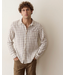 Classic Stretch Selvage Shirt- White/Navy Check
