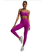 Spacedye Caught In The Midi HW Legging- Berry Bliss Heather