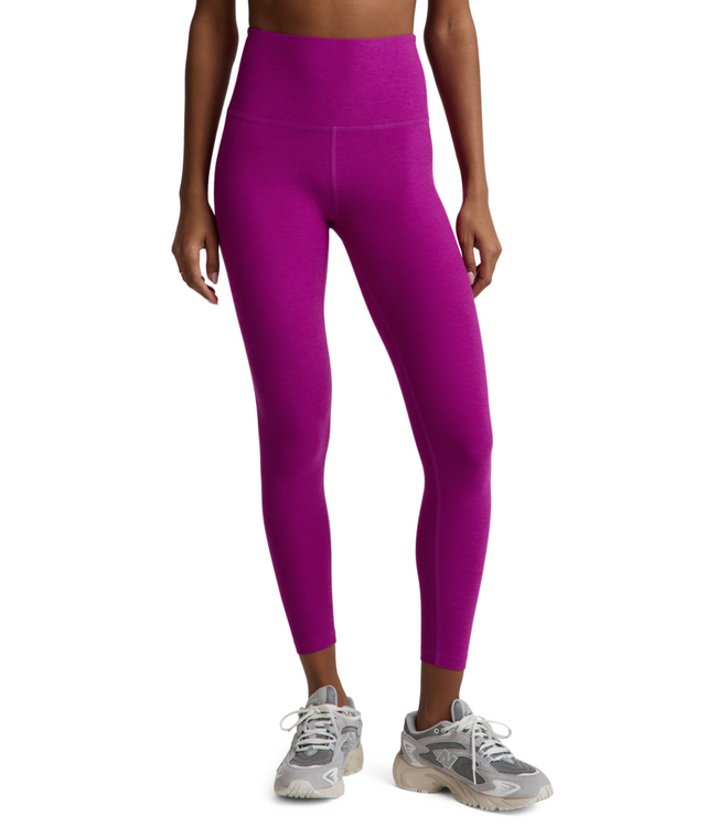 Spacedye Caught In The Midi HW Legging- Berry Bliss Heather