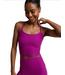 Spacedye Slim Racerback Cropped Tank- Berry Bliss Heather