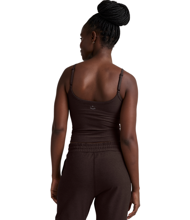 Spacedye Forever Waist Length Tank- Dark Chocolate