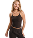 Spacedye Forever Waist Length Tank- Dark Chocolate