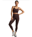 Glowzone High Waisted Midi Legging- Cocoa Plum