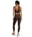Glowzone High Waisted Midi Legging- Cocoa Plum