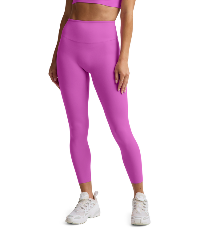 Glowzone High Waisted Midi Legging- Electric Fuchsia
