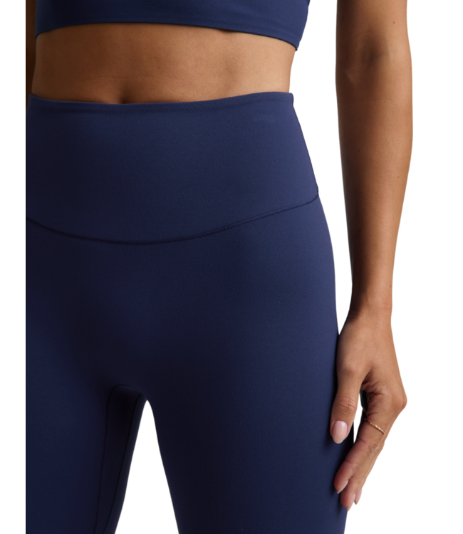 Glowzone High Waisted Midi Legging- Deep Ocean