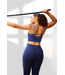 Glowzone Strappy Cropped Tank- Deep Ocean