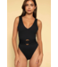 Kim Rib One Piece- Black