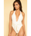 Rib Tropez Tie-Up One Piece- Cream