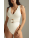 Kim Rib One Piece- Cream