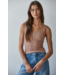 Seamless Scoop Neck Tank- Dark Taupe