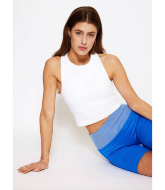 Mia Tank Bra- White