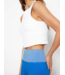 Mia Tank Bra- White