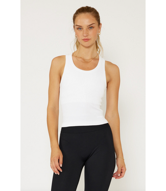 Bari Bra Tank- White