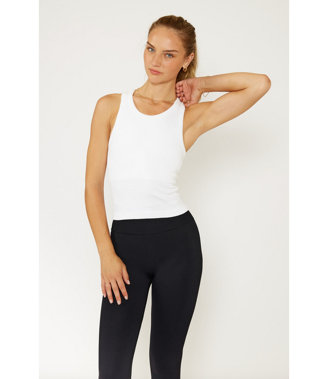 Bari Bra Tank- White