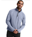 Pacer Fleece QZ Mens Pullover- Dusty Blue