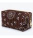 Bandana Cosmetic Case- Coco Brown