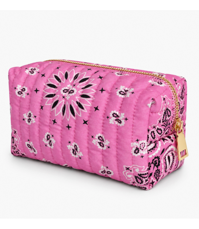 Bandana Cosmetic Case- Indie Pink