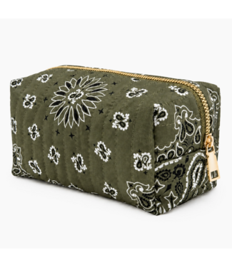 Bandana Cosmetic Case- Olive