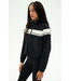 Morrison Nylon Twill Track Jacket- Black/Creme