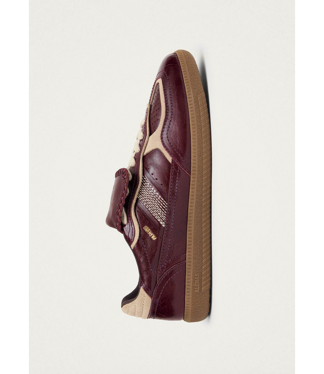 Tb. 490 Club Patent Leather Sneakers- Deep Burgundy