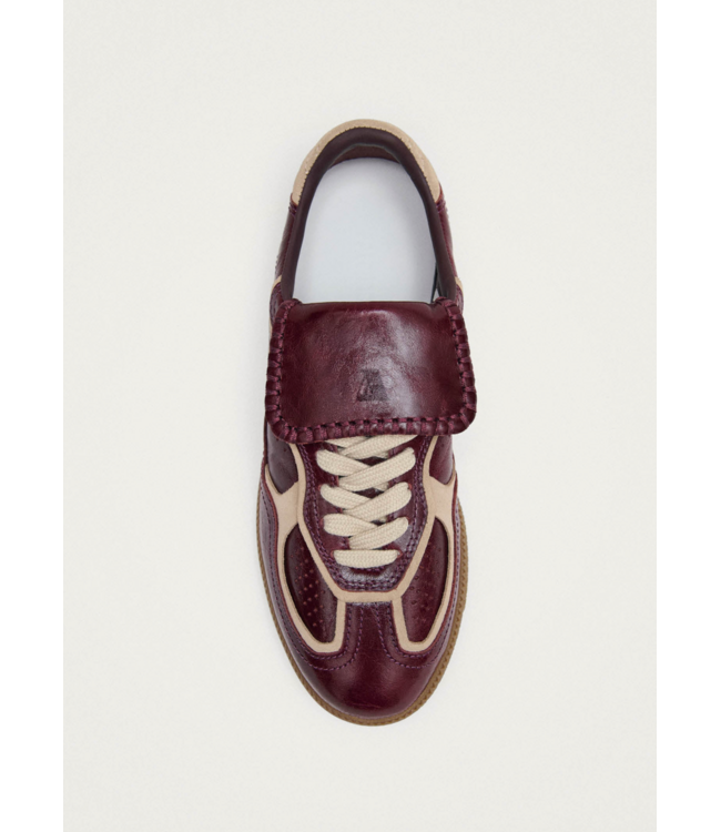 Tb. 490 Club Patent Leather Sneakers- Deep Burgundy