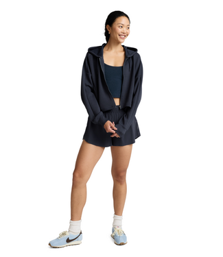 Beyond Yoga Softspring Full Zip Hooded Jacket- Nocturnal Navy