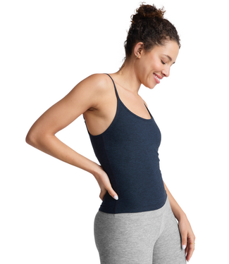 Beyond Yoga Spacedye Forever Waist Length Tank- Nocturnal Navy