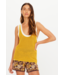 Fenway Wales Knit Tank- Yellow