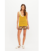 Fenway Wales Knit Tank- Yellow