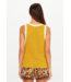 Fenway Wales Knit Tank- Yellow