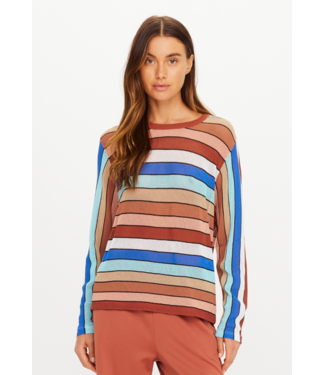 The Upside Iza Milla Long Sleeve Knit Top- Stripe