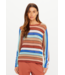 Iza Milla Long Sleeve Knit Top- Stripe