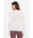 Merino Wool Long Sleeve Top- Natural