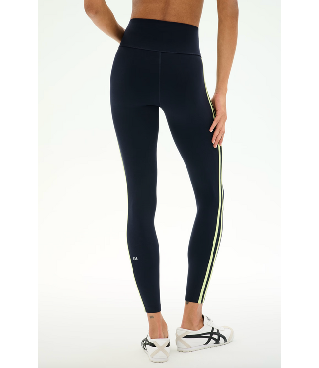Ella High Waist Airweight 7/8- Indigo/Limeade