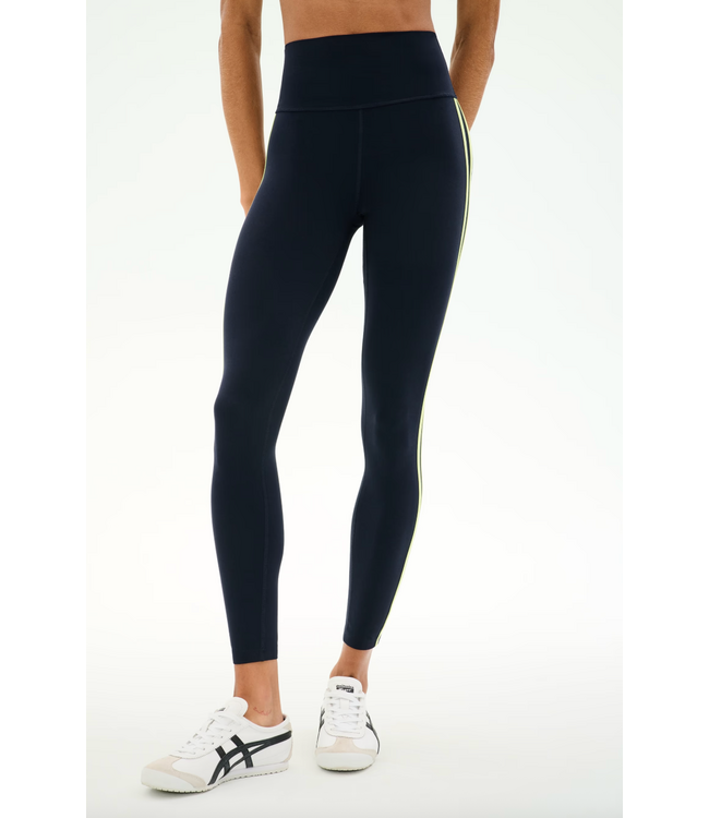Ella High Waist Airweight 7/8- Indigo/Limeade