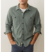 Pacifica Stretch Twill Overshirt- Olive