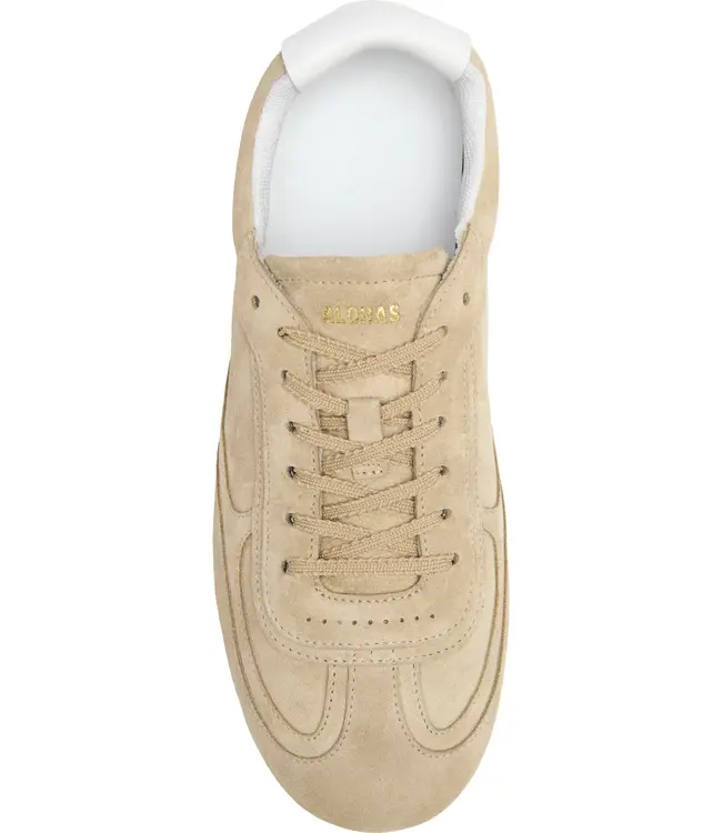 Tb. 24 Suede Leather Sneakers- Beige