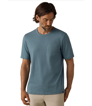 Faherty Brand Sunwashed Pocket Tee- Seaglass Blue