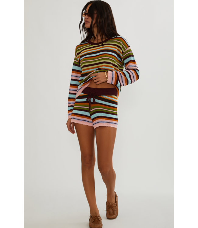 Balboa Short- Paradise Stripe