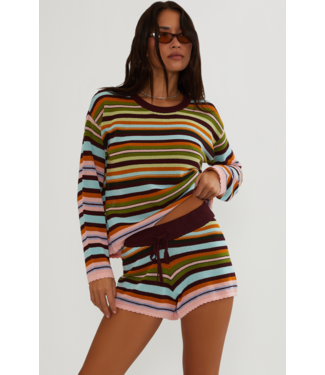 Beach Riot Beach Sweater- Paradise Stripe