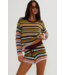 Beach Sweater- Paradise Stripe
