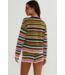 Beach Sweater- Paradise Stripe