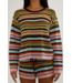 Beach Sweater- Paradise Stripe