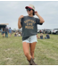 Support Live Music Graphic Tee- Charcoal