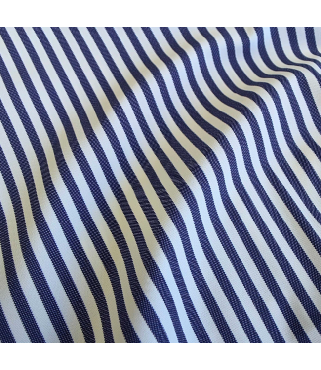Apex Performance Dress Shirt- Navy Bengal Stripe
