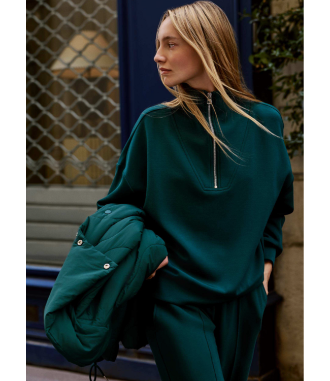 Hawley Half Zip Sweat- Ponderosa Pine