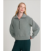 Milano Half Zip Sweat 2.0- Ponderosa Pine/Pristine
