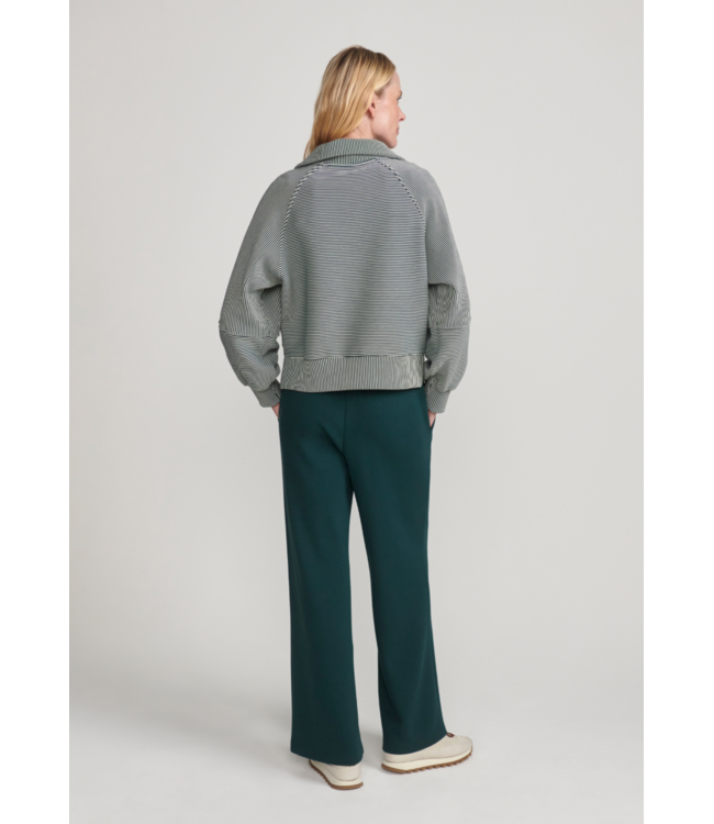 Milano Half Zip Sweat 2.0- Ponderosa Pine/Pristine