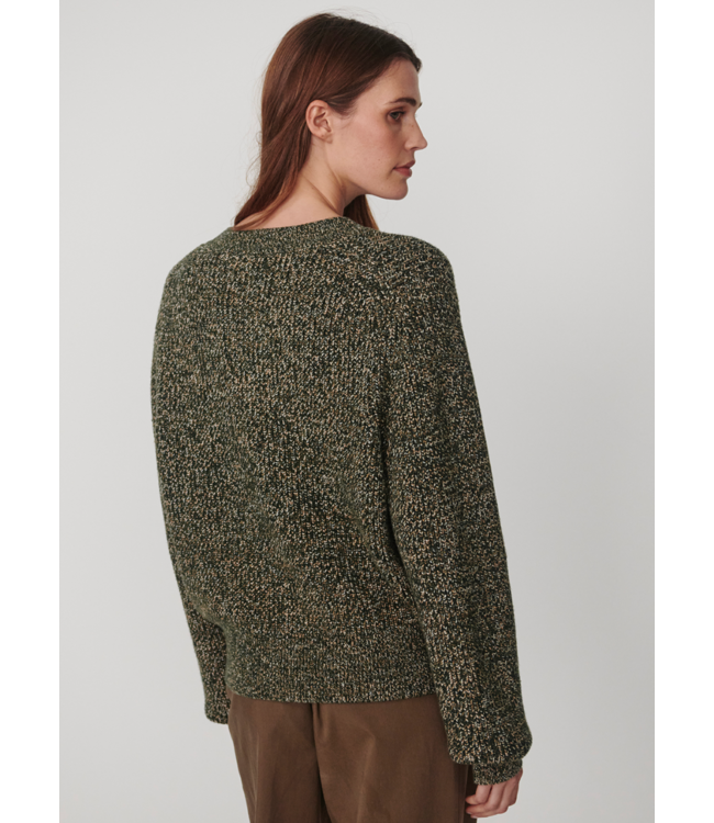 Patricia Knit Cardigan- Ponderosa Pine Fleck
